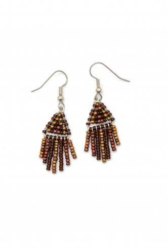 Fringed Triangle Earrings Fringed Triangle Earrings